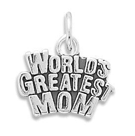 World's Greatest Mom Charm