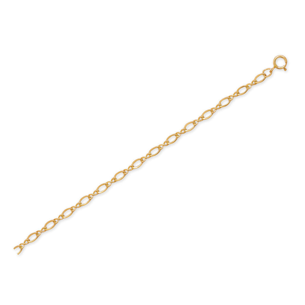 9"+1" 14/20 Gold Filled Figure 8 Chain Anklet