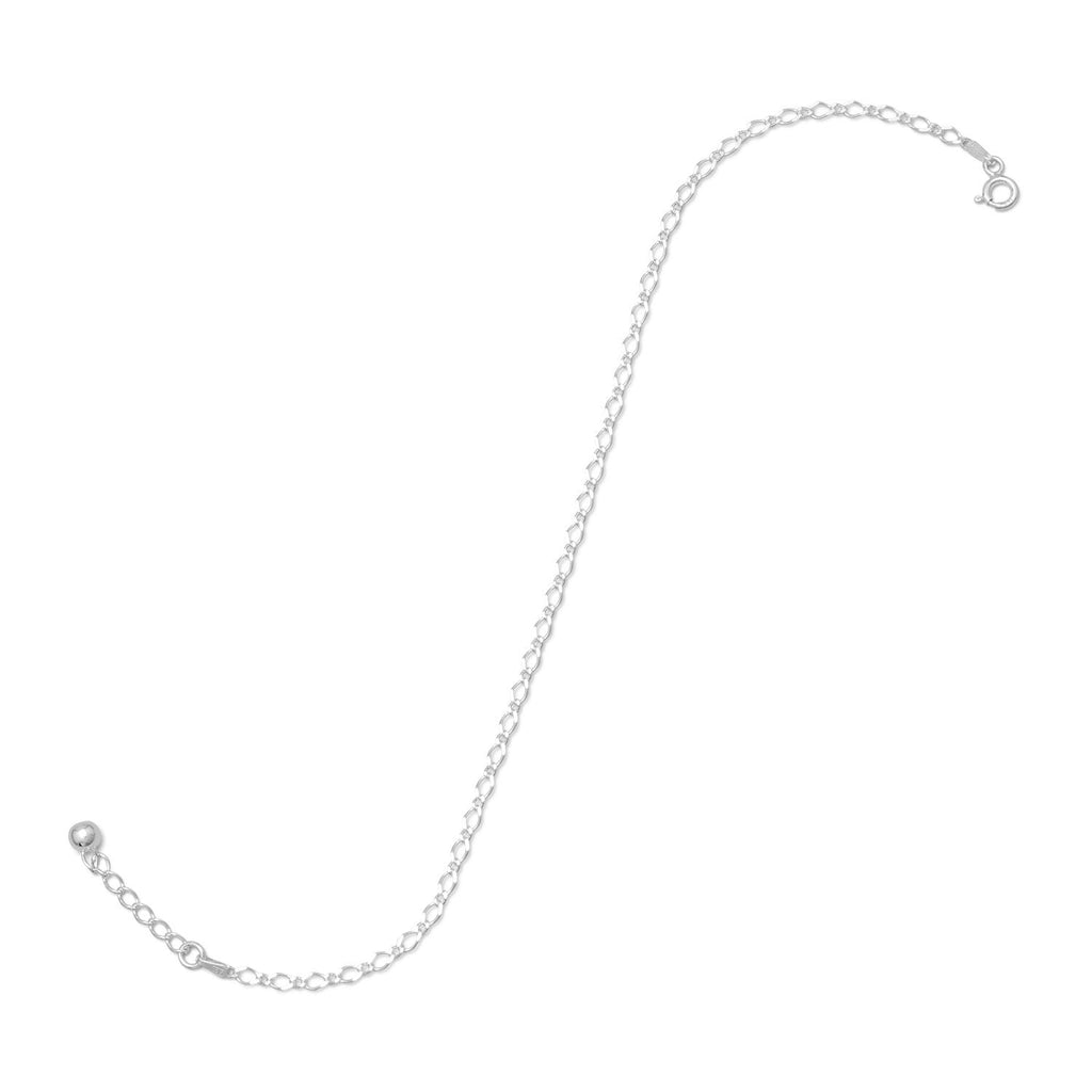 9" + 1" Extension Rombo/Figaro Chain Anklet